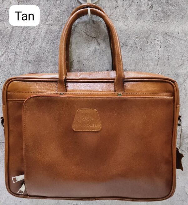 Leather Craft Tan Genuine Leather Handbag for Professionals