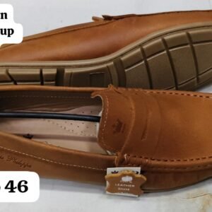 Leather Craft Tan Oilpulup Premium Leather Loafers For Men