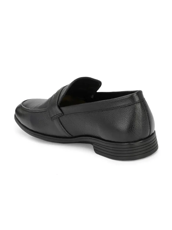 ALBERTO TORRESI GENUINE LEATHER BLACK SLIPON FORMAL SHOES FOR MEN - Image 4